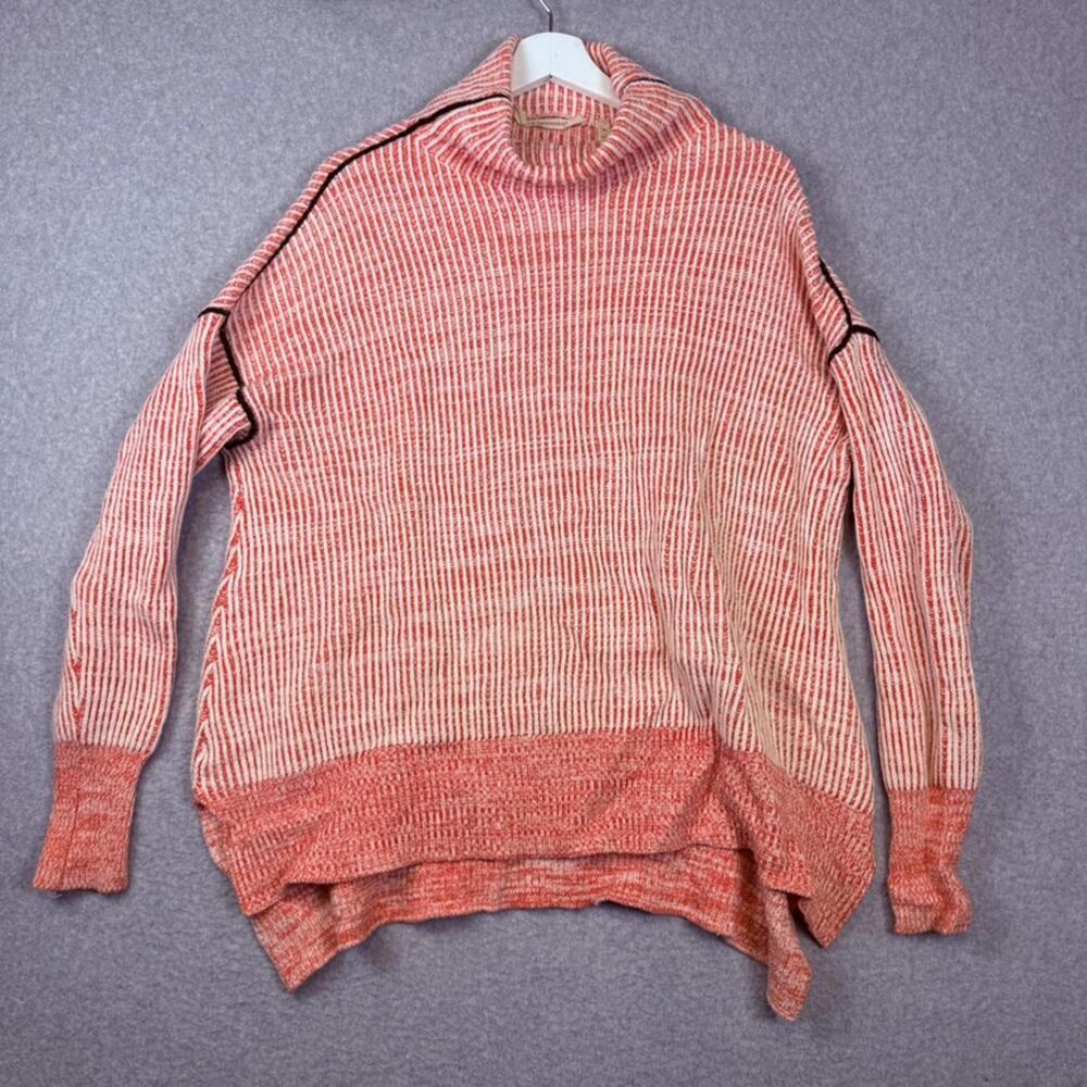 Soft Surroundings Women's Size XL Wool Blend Pink Long Sleeve Sweater Top Selene